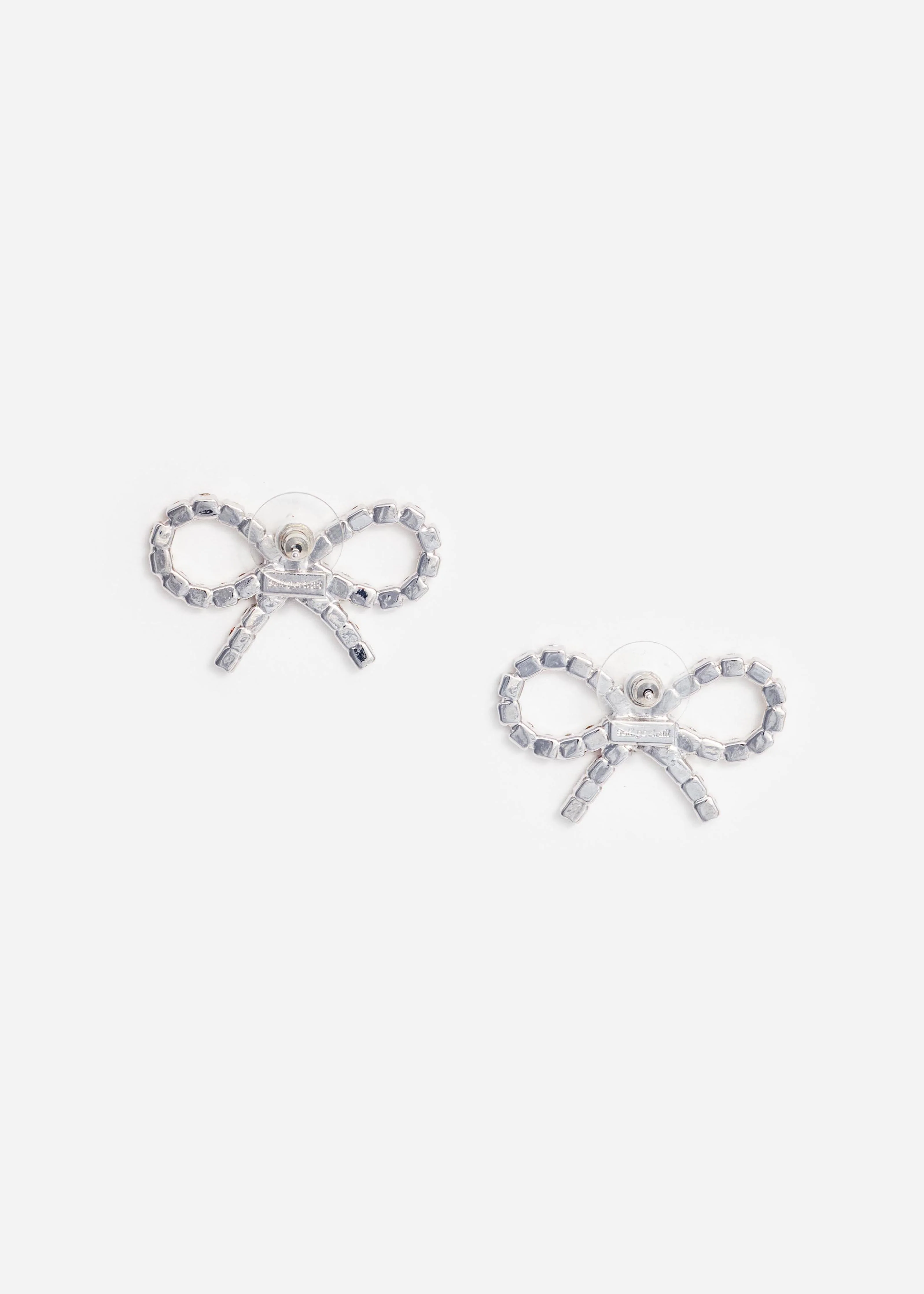 Mini Bow Crystal Earrings - Image 3