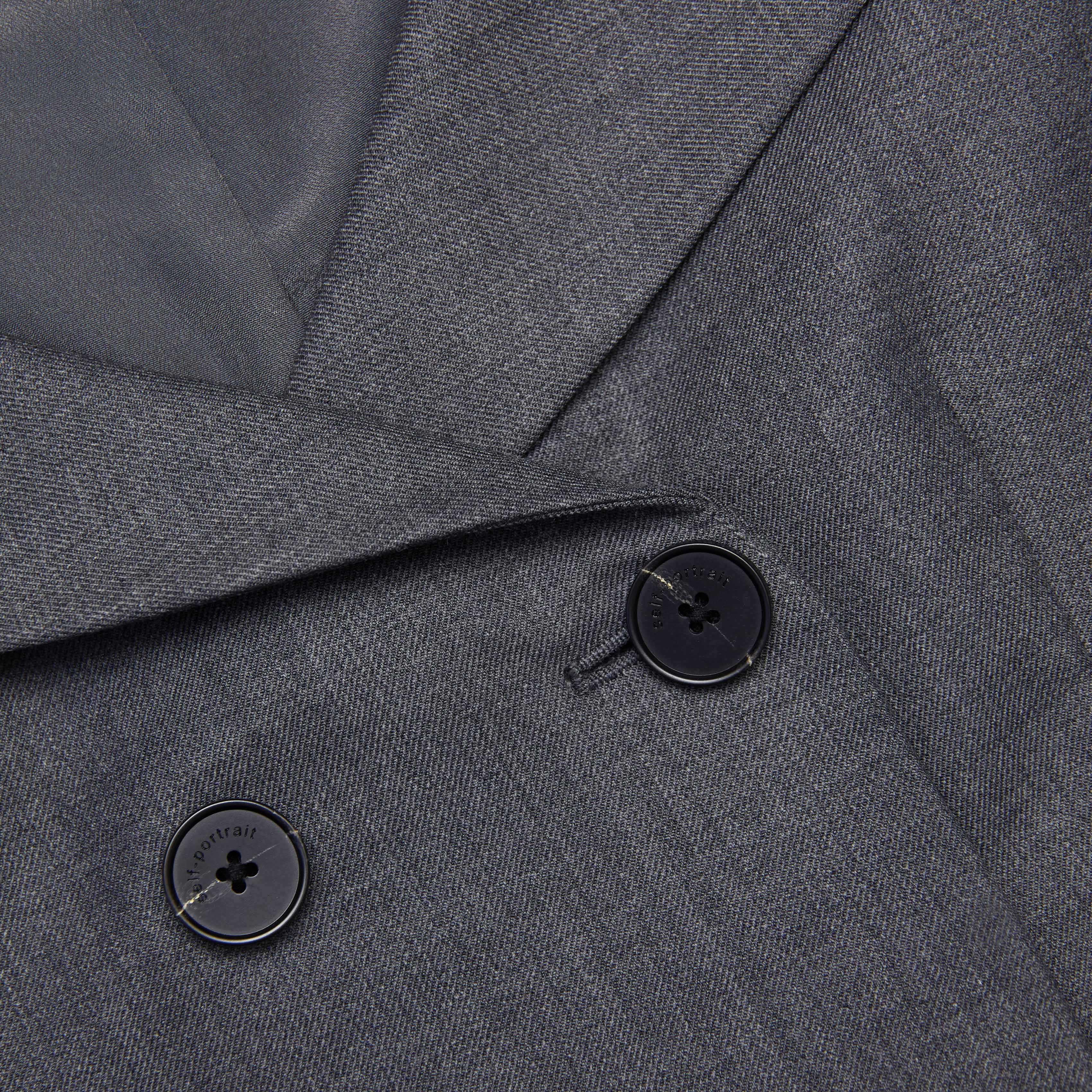 Grey Wool Tailored Top - Image 5