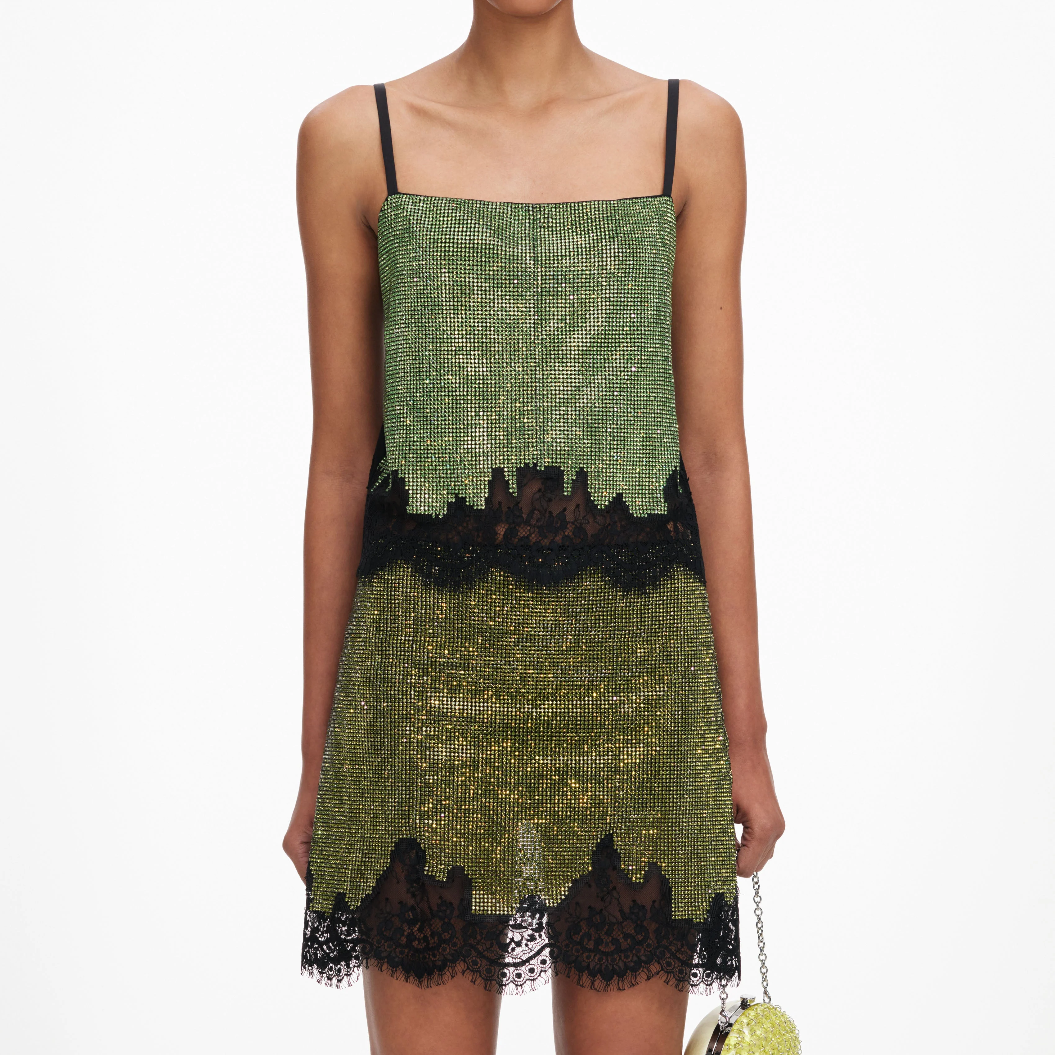 Green Crystal Chainmail Top - Image 4