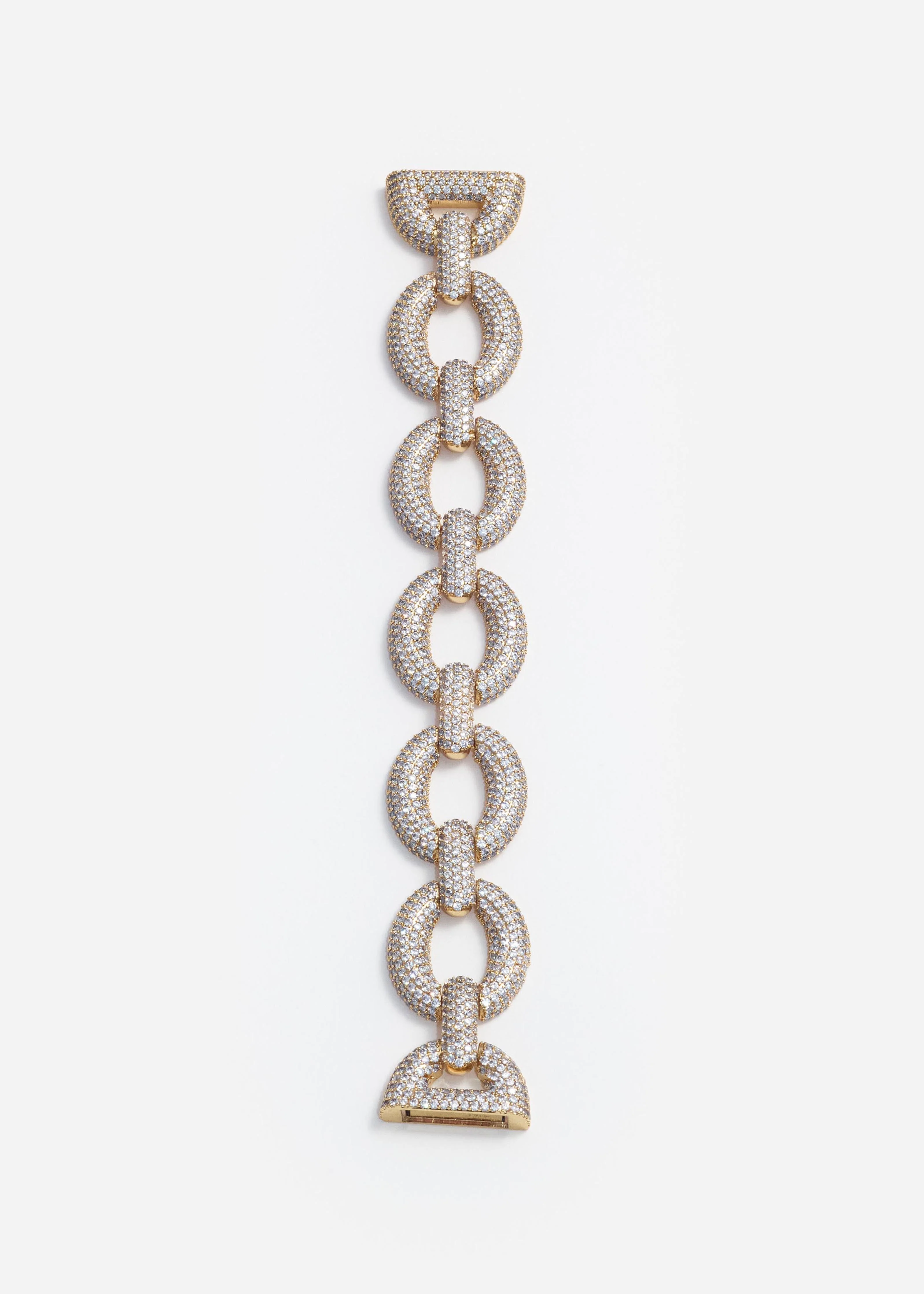 Gold Crystal Link Bracelet - Image 3