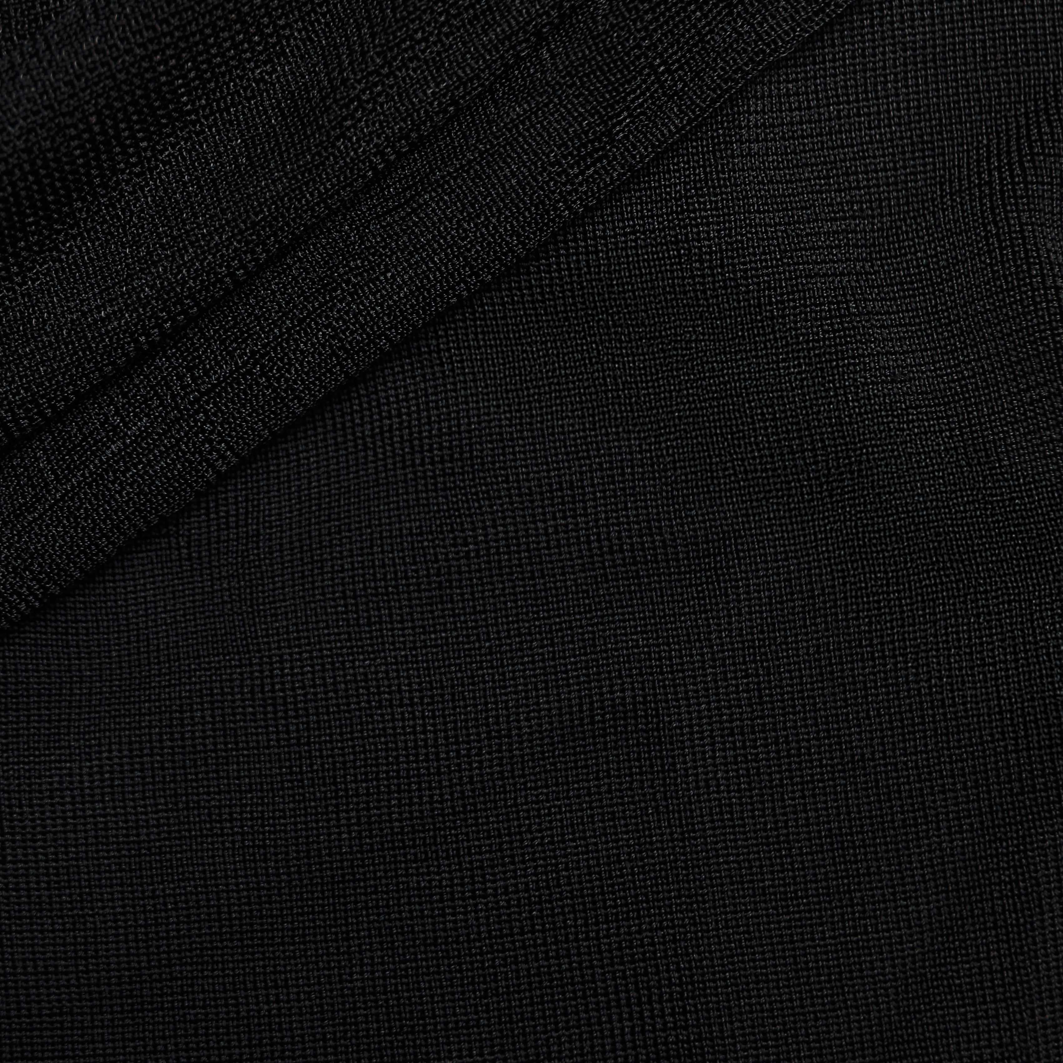 Black Draped Knit Top - Image 5