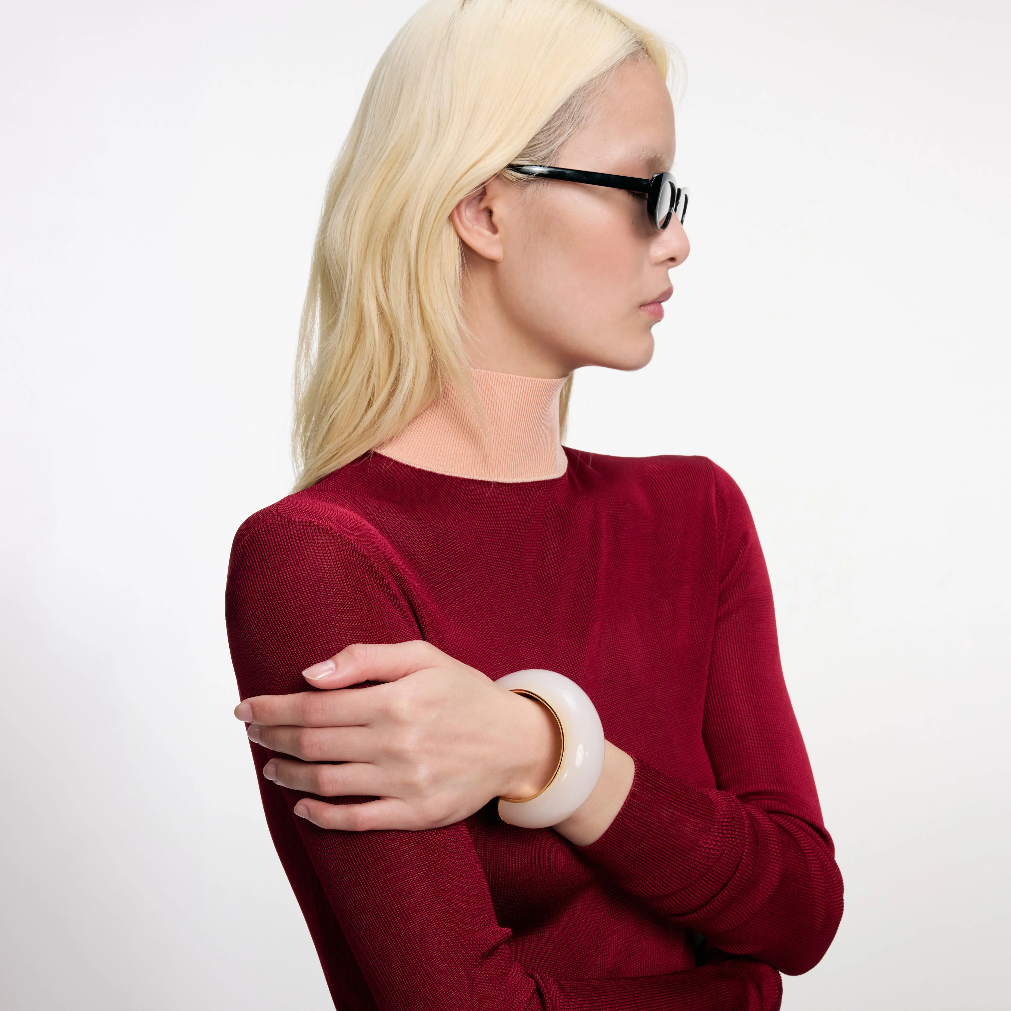 Cream Resin Cuff - Image 2