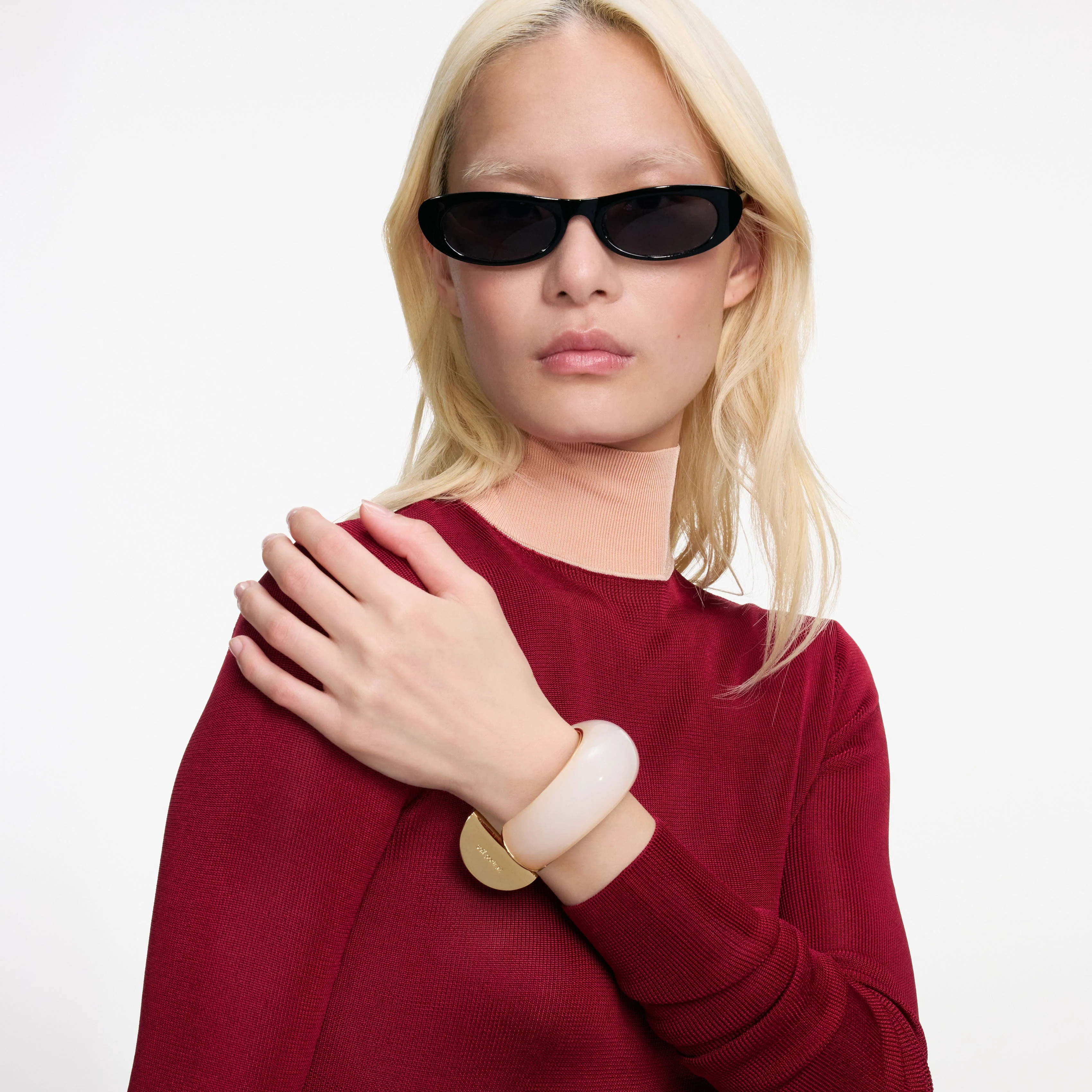 Cream Resin Cuff - Image 4