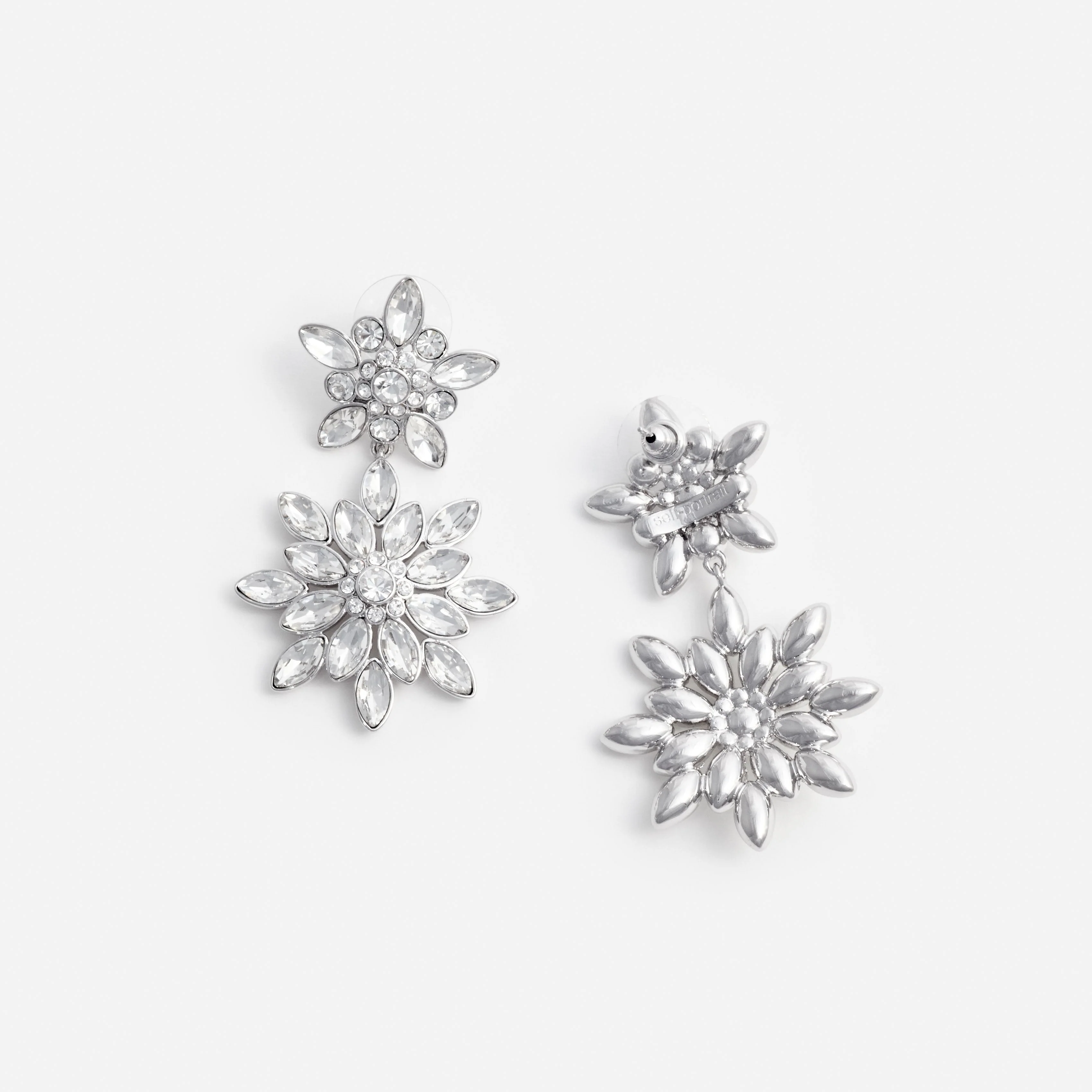 Crystal Tiered Earrings - Image 3
