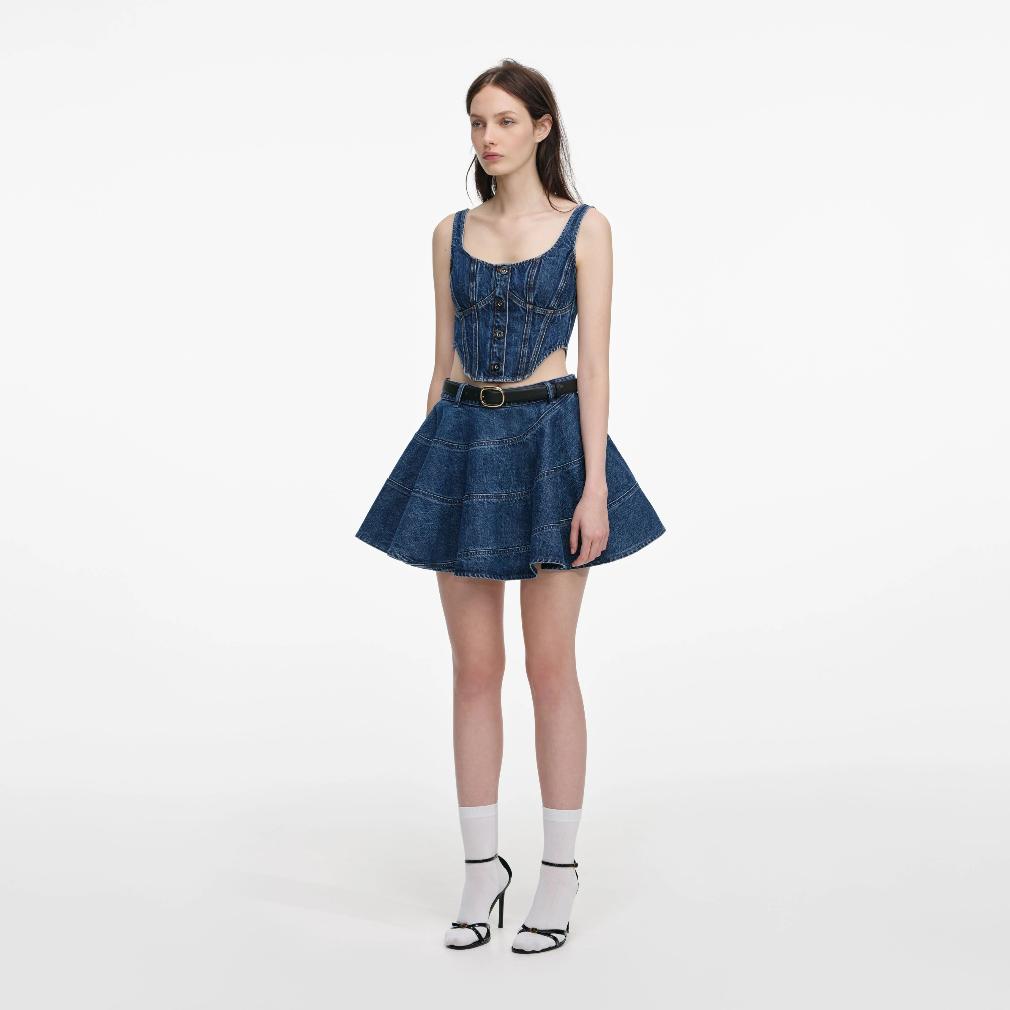 Denim Corset Top - Image 2