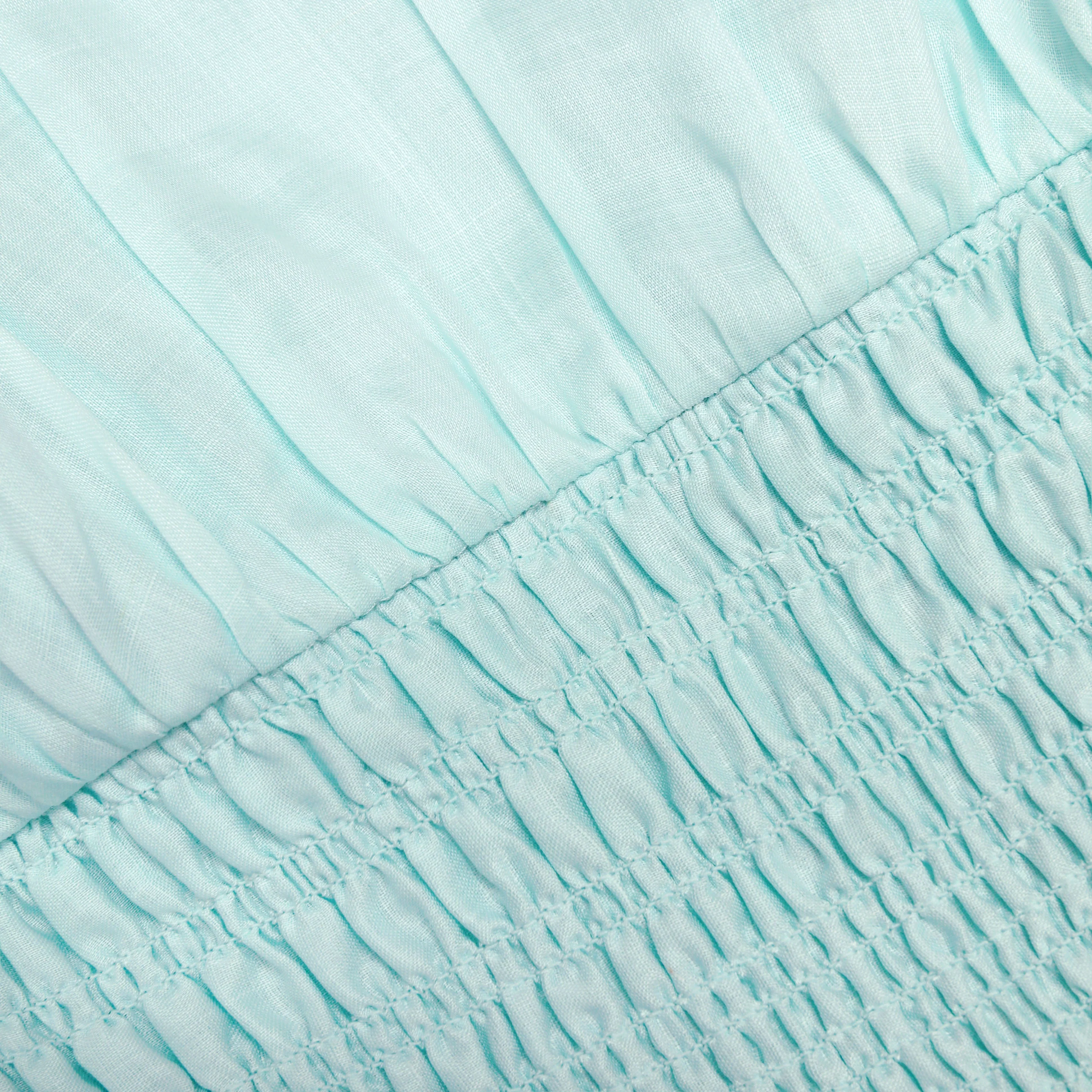 Mint Ramie Midi Dress - Image 5