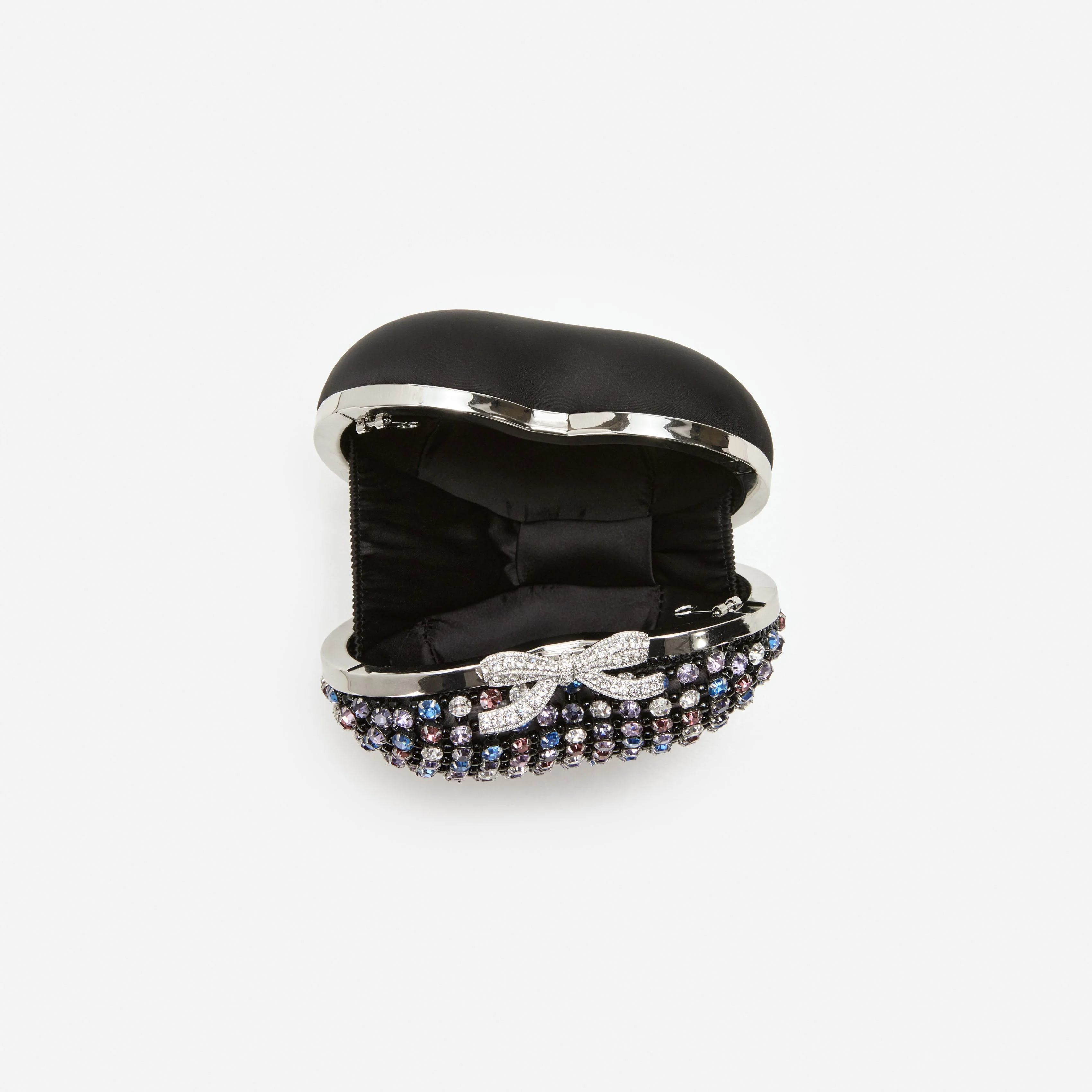 Multi Crystal Heart Clutch - Image 5