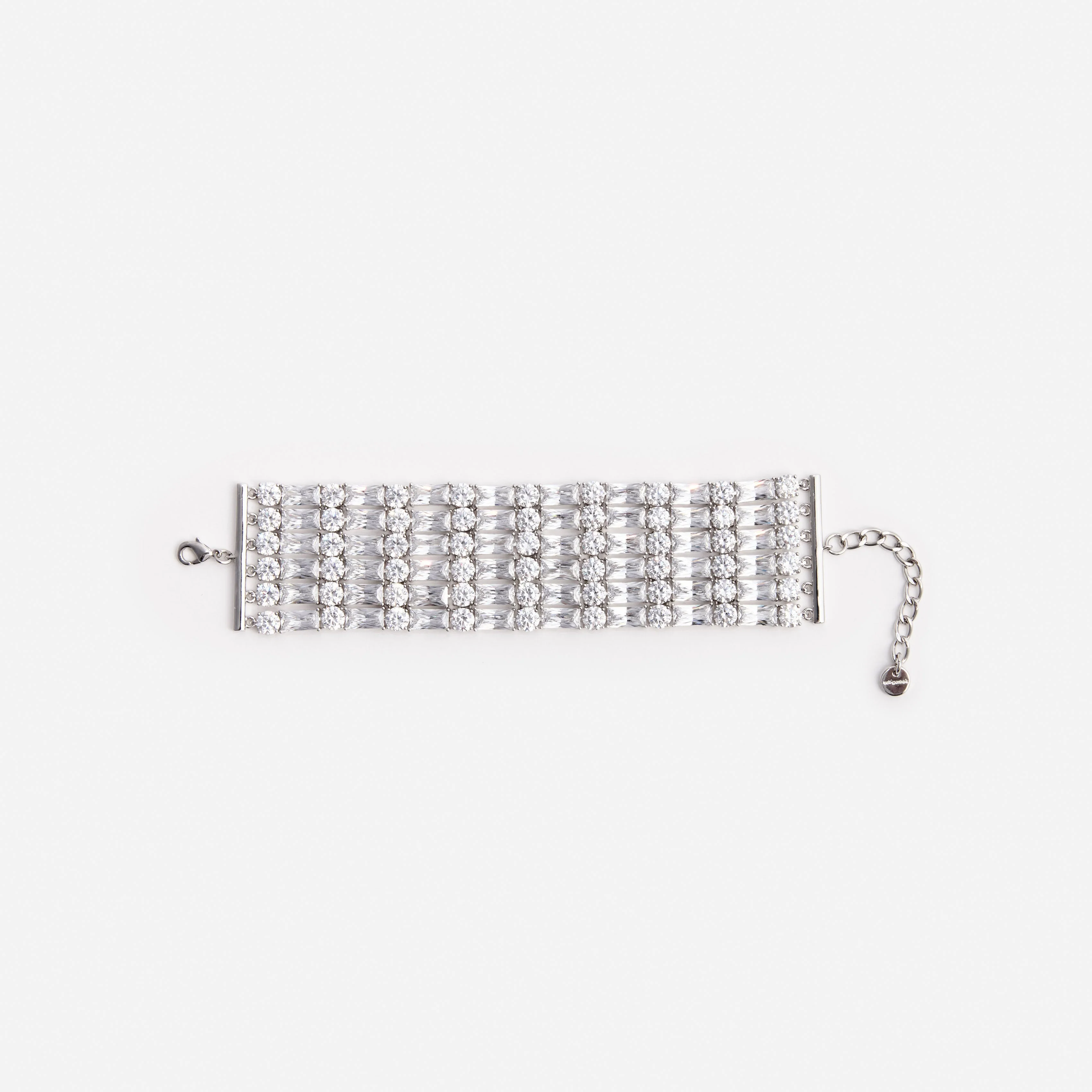 Silver Crystal Bracelet - Image 3