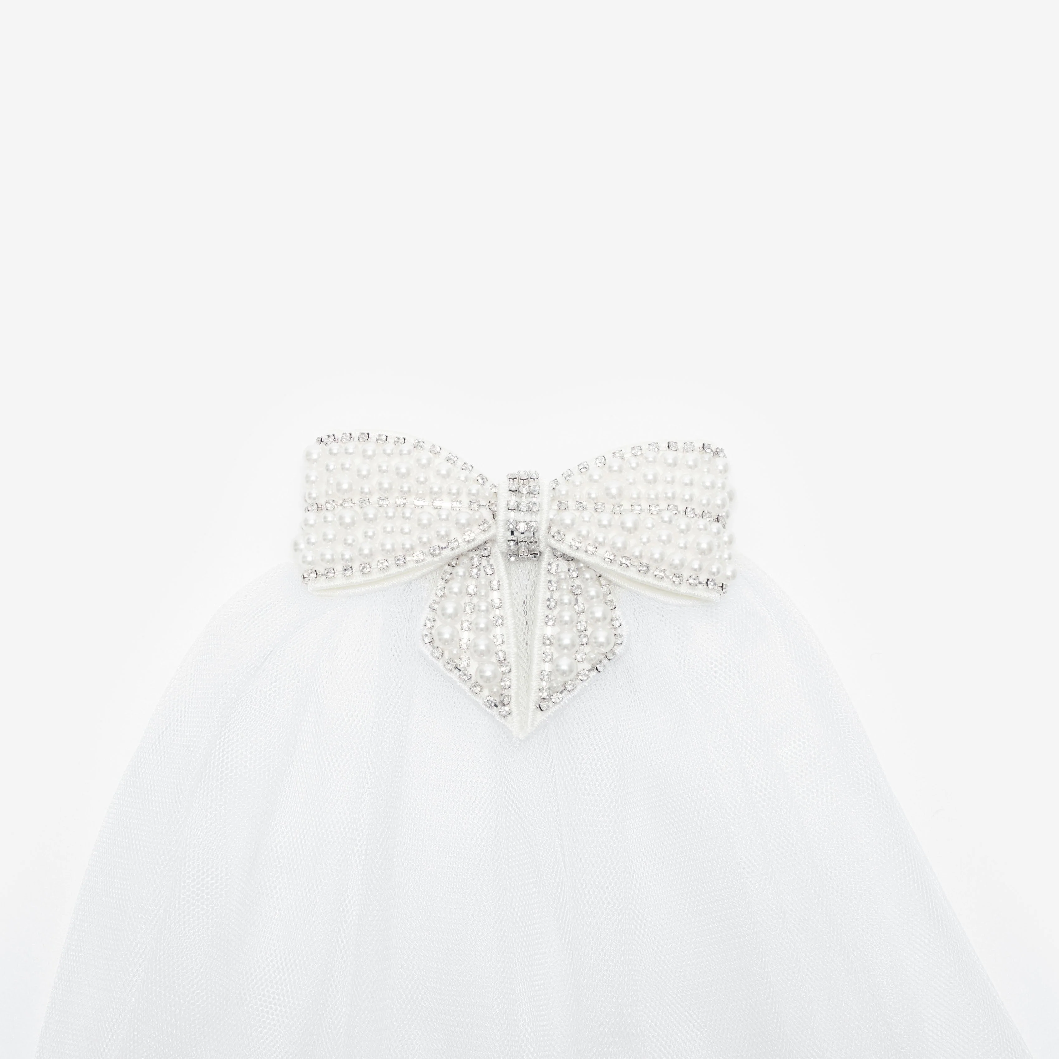 Embellished Bow Veil - Image 3