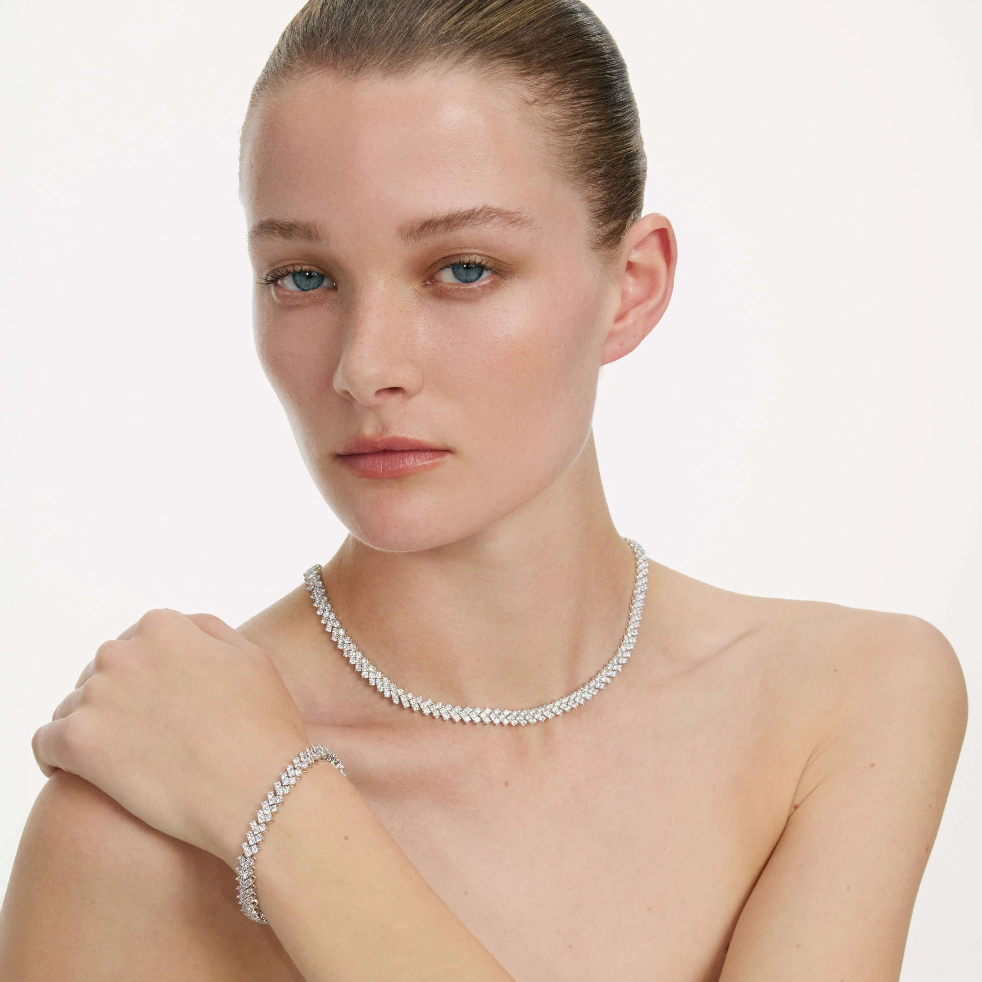 Silver Crystal Bracelet - Image 2